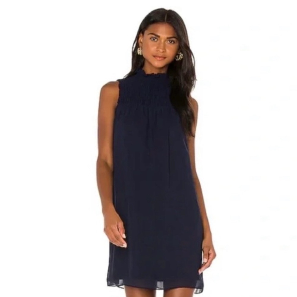 1.State Navy Sleeveless Dress